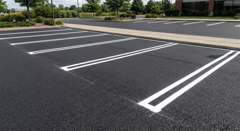 Commercial Asphalt Painting in Houston, TX