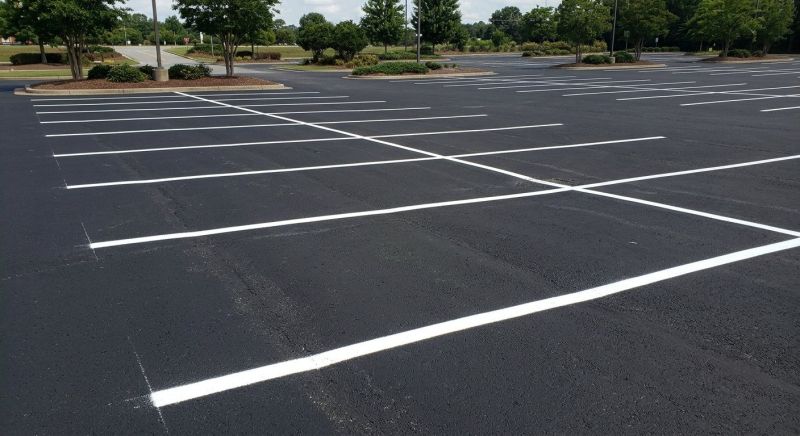 Concrete Parking Lot Striping in Palm Springs, CA