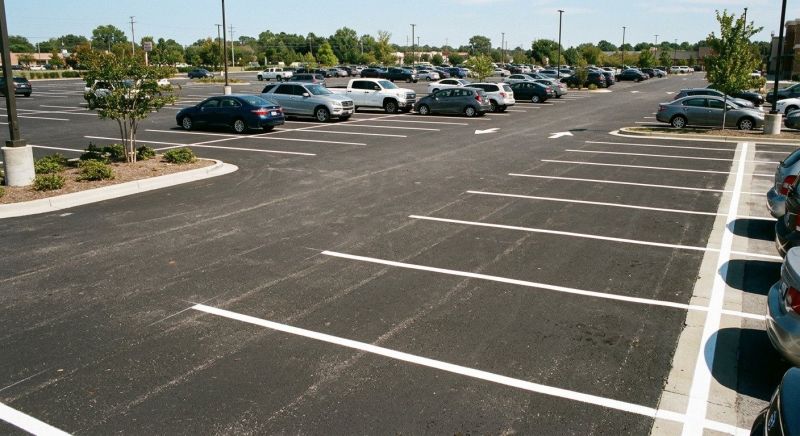 Parking Area Striping in Katy, TX