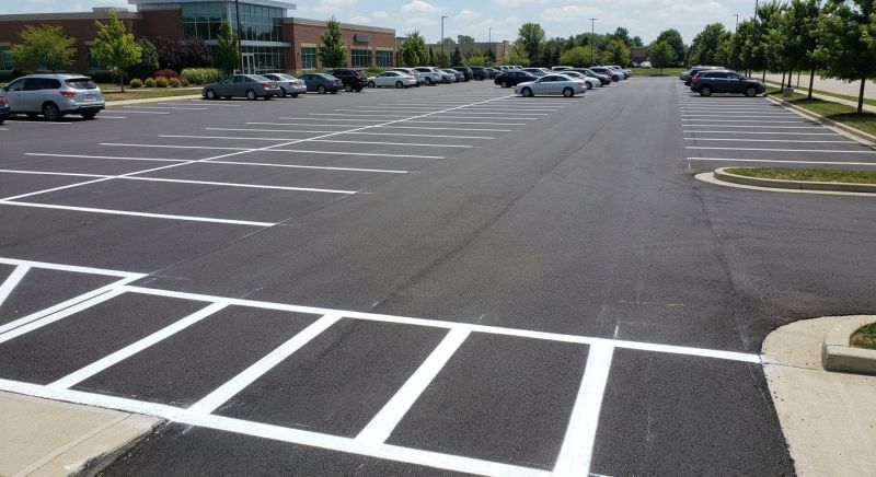Parking Garage Striping in Savannah, GA