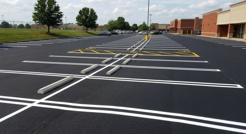 Parking Garage Striping in Katy, TX
