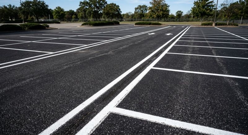 Parking Space Marking in Palm Springs, CA